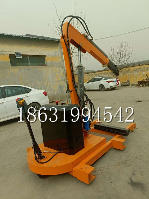 登封市自卸车厢随车吊 自制轮式四不像起重机 四驱平板吊 5吨 贵盛